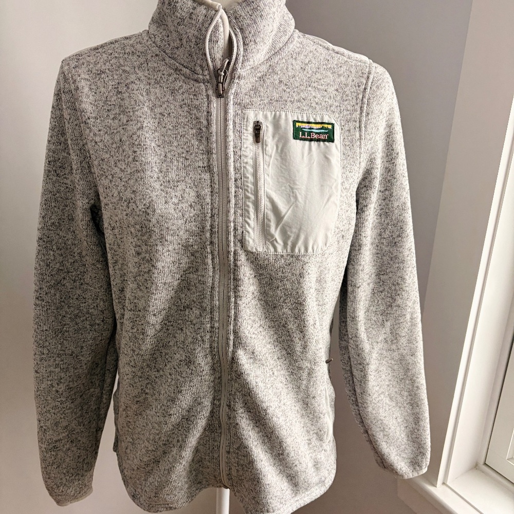 LLBean Full Zip- like new!